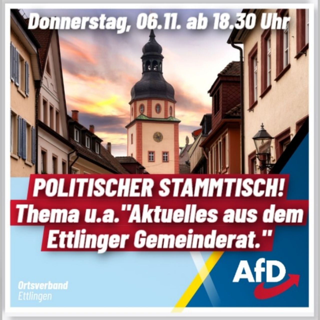 Stammtisch Ettlingen ohne Ortsangabe